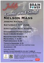 Come & Sing Nelson Mass 1st June